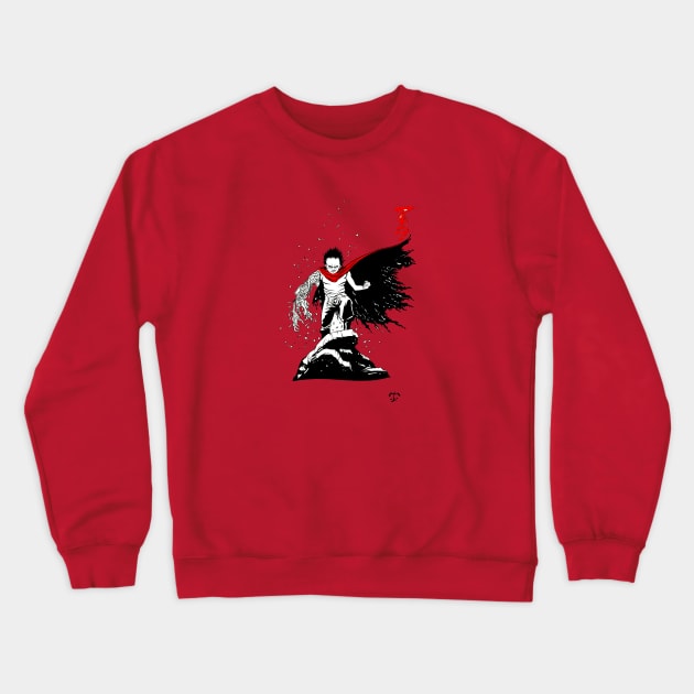 Tetsuo Shima Crewneck Sweatshirt by tristan.r.rosenkreutz